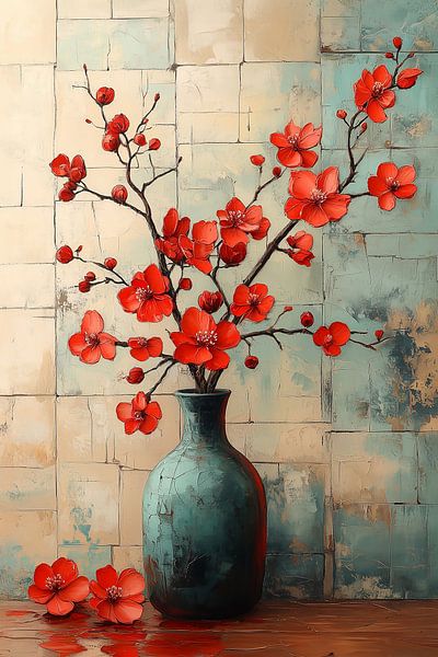 Red Silence II - Balance in Bloom by Studio Ypie