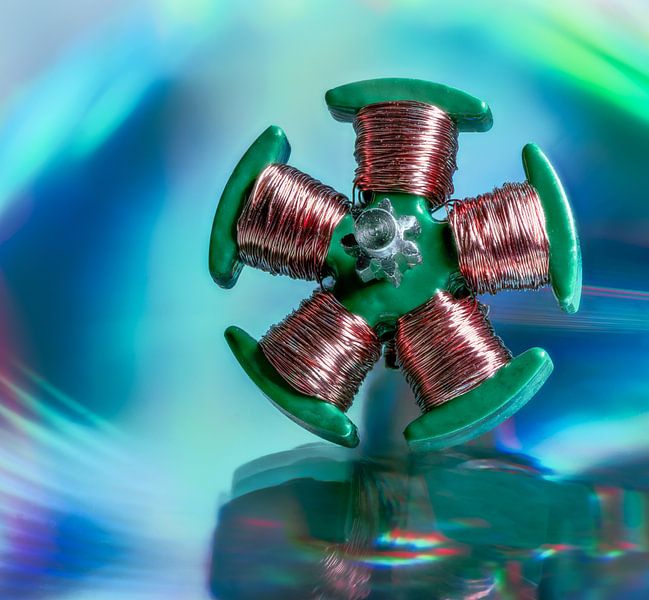 Spoel van een elektrische motor van ManfredFotos