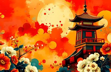 japanse abstracte kunst van Egon Zitter