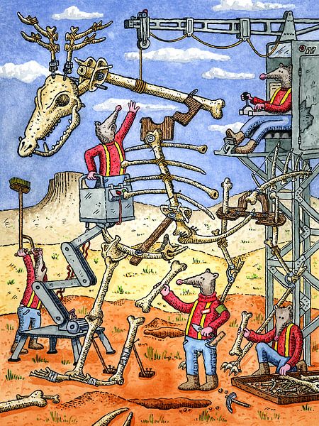 L'archéologue enchevêtré par Studio Zandman