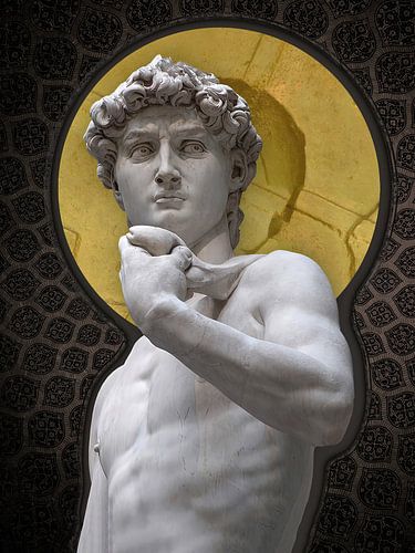 David with golden aureole 'Arabica' by Affect Fotografie