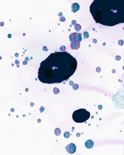 Japandi Zen Inkt Blauw Japan Scandinavië Abstract