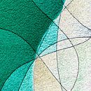 Abstract in groene en beige tinten van Maurice Dawson thumbnail