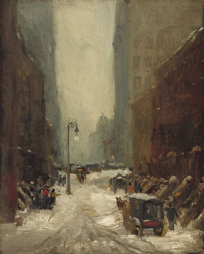 Robert Henri~Sneeuw in New York