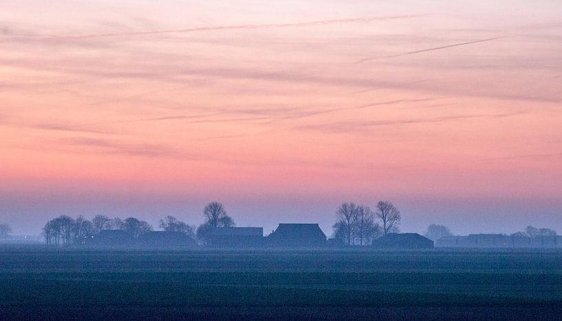 Koude winterochtend in Groningen. van Ron Poot