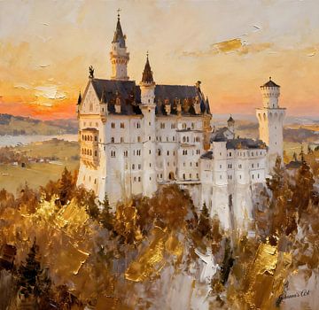 Neuschwanstein Castle. Germany von Johannas Art Creations
