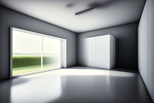 Lichte kamer, elegant ontwerp