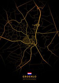 Groenlo Stadtplan von Kenda Maruyama