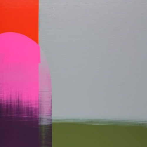 Modern abstrakt "Ich liebe Neon"