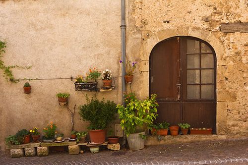 Hausfront in Südfrankreich