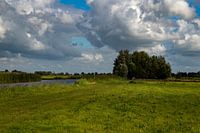 Wolkenlucht boven Eilandspolder