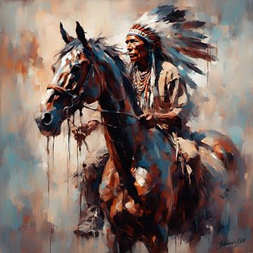 Native American Heritage 19 by Johanna's Art