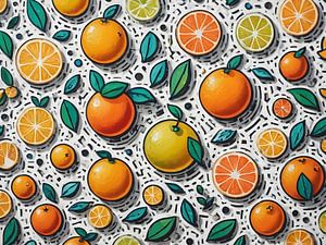 Explosion de fruits aux couleurs vives