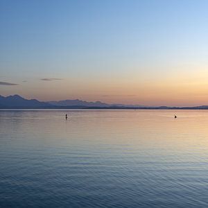 Sunset at Lake Chiemsee