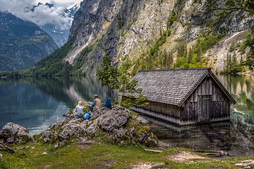Obersee in Berchtesgadener Land van Maurice Meerten