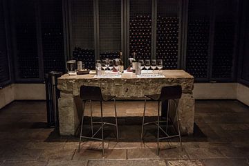 Wijnproeverij in de wijnkelder van Erwin's Reisfotografie