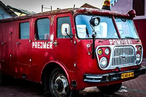 Ancien camion de pompiers