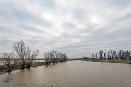 Noordwaardpolder vol water by Ruud Morijn