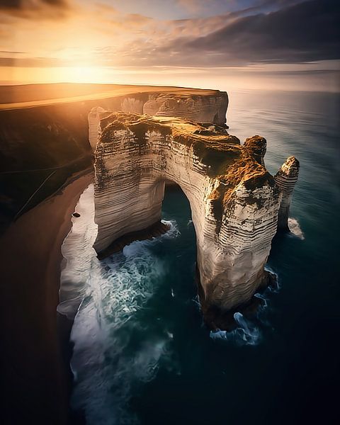 Goldene Stunde am Atlantik von fernlichtsicht