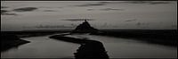 Panorama Le Mont Saint Michel von Henri van Avezaath Miniaturansicht