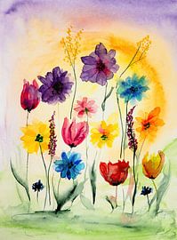 Aquarell Teil 23 von Tania Perneel