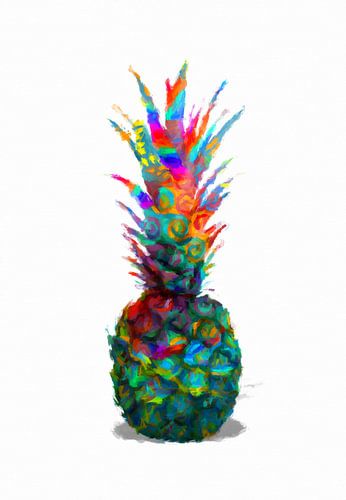 Ananas abstrait sur Marion Tenbergen