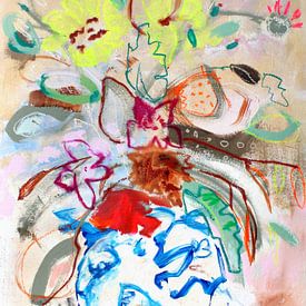 Flower bouguet II van Atelier Paint-Ing