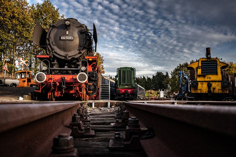 Trains, Trains, Train à vapeur. Beekbergen. par Frank Slaghuis