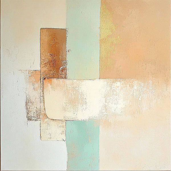 Abstract | Harmonious Earthy Canvas by Zen and More