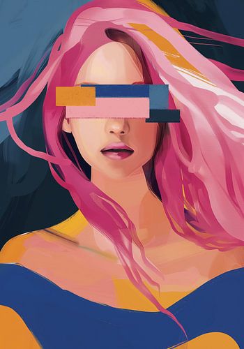 Rêves en rose, bleu et jaune