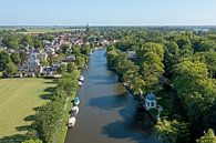 Luchtfoto van het stadje Loenen aan de Vecht in Nederland van Eye on You thumbnail