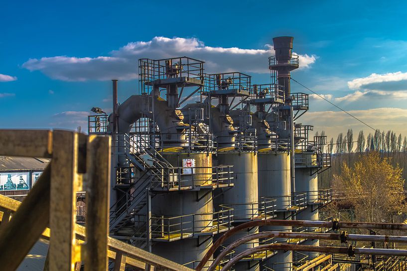 abandoned industry by Guy Riela