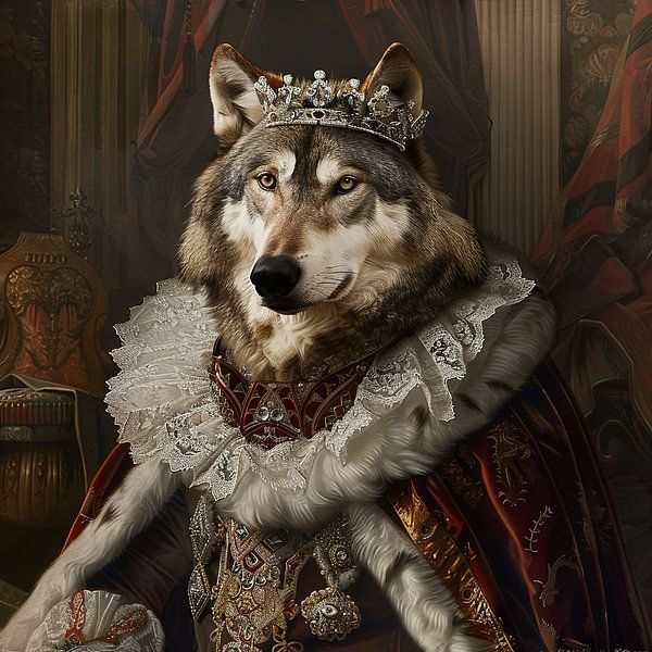Royal wolf by Poster Art Shop