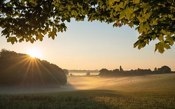 Herfst, Bergisches Land, Duitsland van Alexander Ludwig