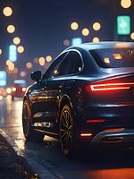 City Pulse: Audi A6 Capturing the Night Glow