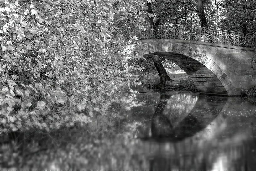 Bridge in the park by Frank Heinz