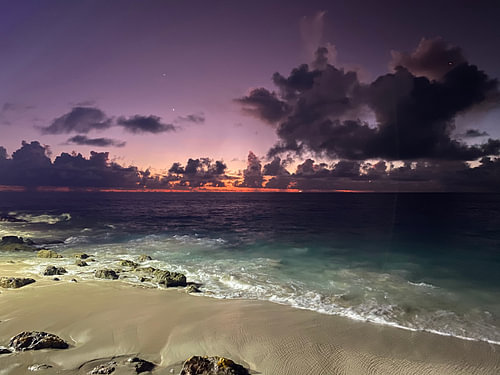 Purple sunset