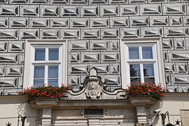 Alte Fassade in Krakau von Erik Buitenhuis