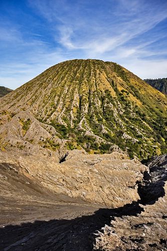 Vulkanische vormen en texturen van Batok