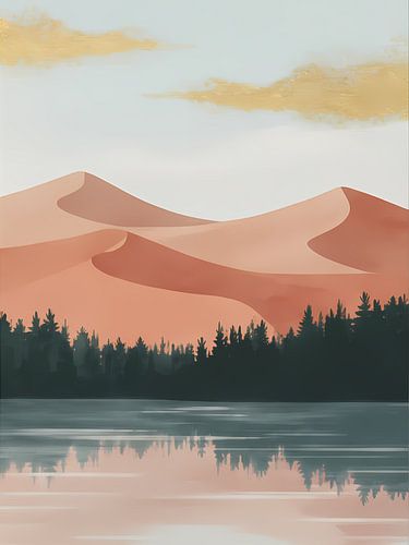 Le désert au bord de l'eau