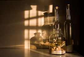 stilleven in glas von Sjaak van Etten