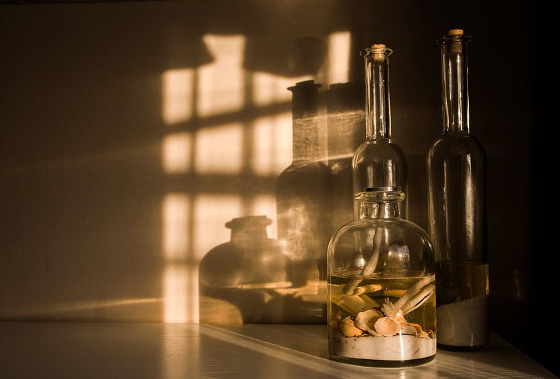 stilleven in glas by Sjaak van Etten