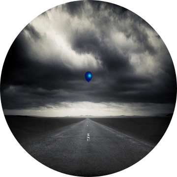 blauwe ballon - Blauwe ballon