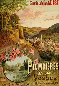 Hugo d' Alési - Spoorwegmaatschappijen van het Oosten ; Plombières les Bains van Peter Balan