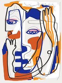 Abstract Line Art Romance by Little Dean