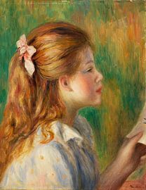 Renoir, reading (1892) by Atelier Liesjes
