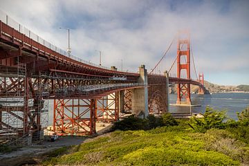 Golden Gate Brug, San Francisco Amerika van Arjan Warmerdam