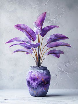 The purple plant by haroulita