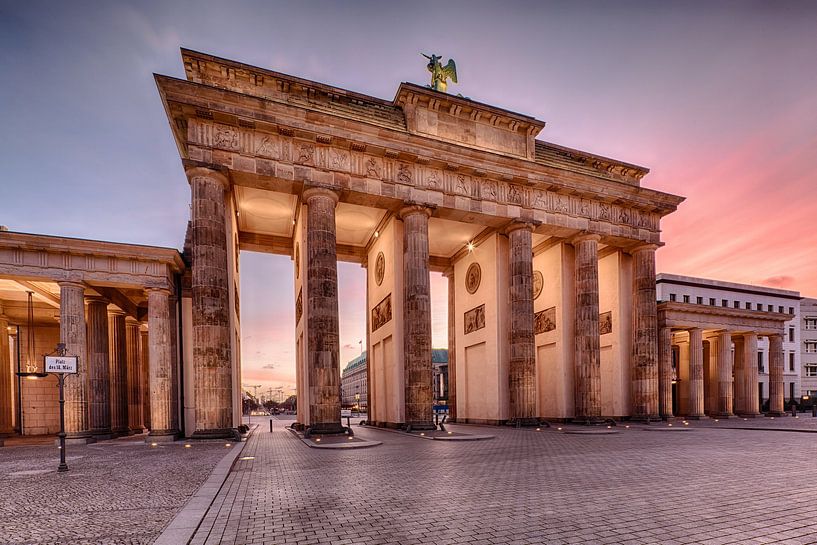 Sunrise at the Brandenburg Gate, Berlin, Germany by Achim Thomae Photography