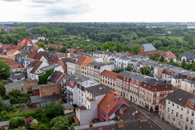 Luftaufnahme von der Hansestadt Wismar von Reiner Conrad